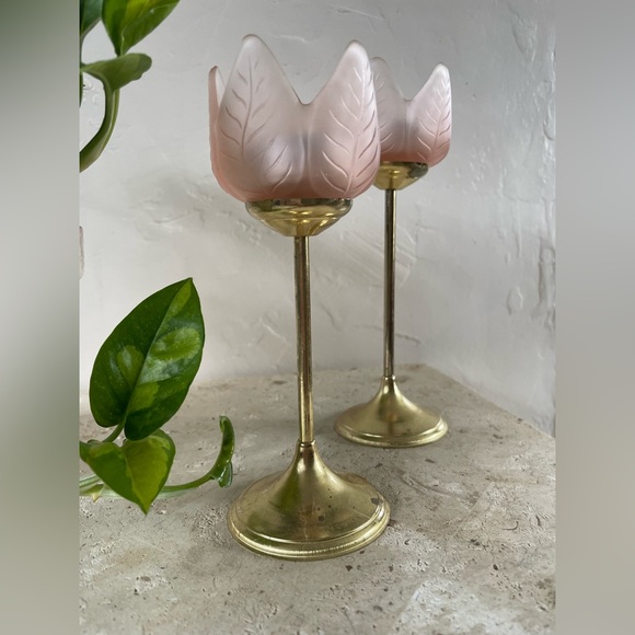 Accents Vintage Tulip Candle Holders Tea Light Holders Poshmark